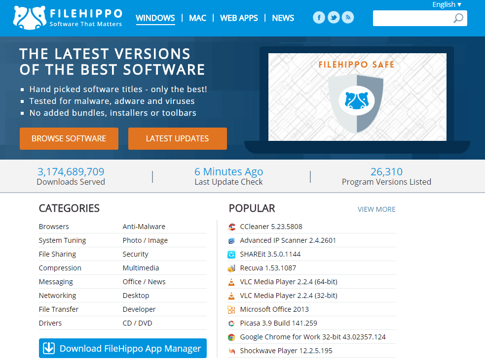 Shareit for pc filehippo software, free download